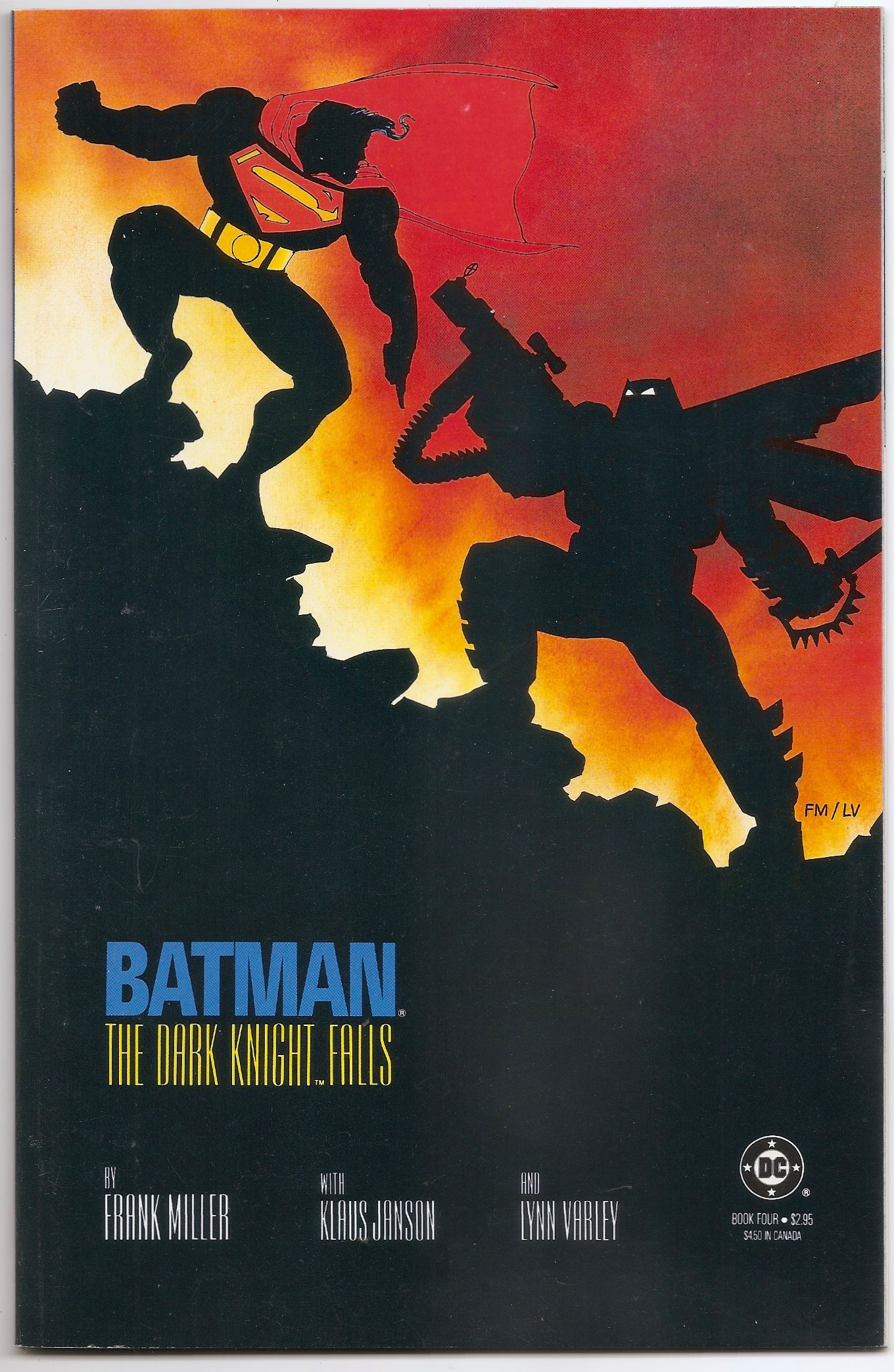 Batman The Dark Knight Returns 4 Vs Superman Frank Miller Brooklyn Comic Shop 5852