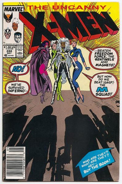 Uncanny X-Men # 244 1st app. Jubilee - Brooklyn Comic Shop