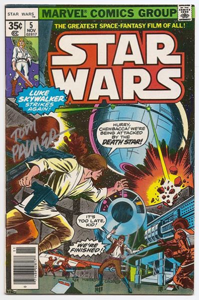 Star Wars # 5 SIGNED by Howard Chaykin & Tom Palmer - Brooklyn Comic Shop