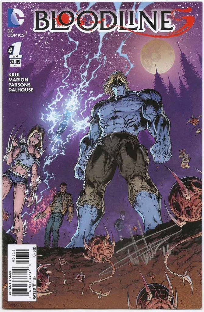 Bloodlines # 1 Signed by V. Ken Marion 1st DC work - Brooklyn Comic Shop