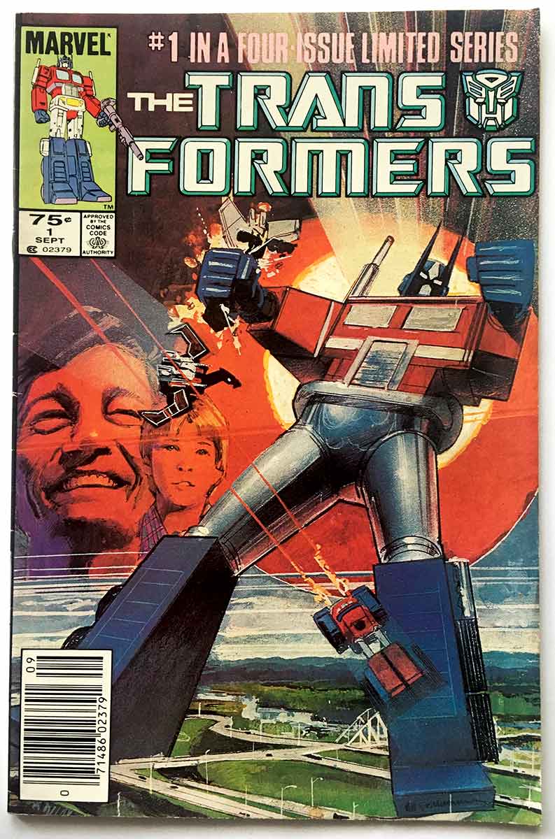 Transformers 1 comic book