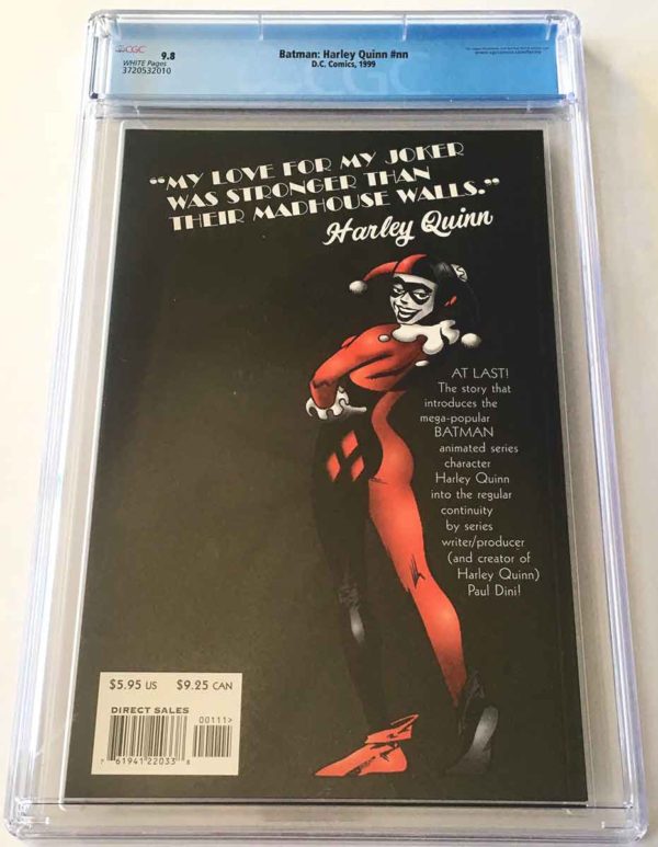 Cgc 98 Batman Harley Quinn 1 First Print 1st Harley In Dcu Brooklyn Comic Shop 