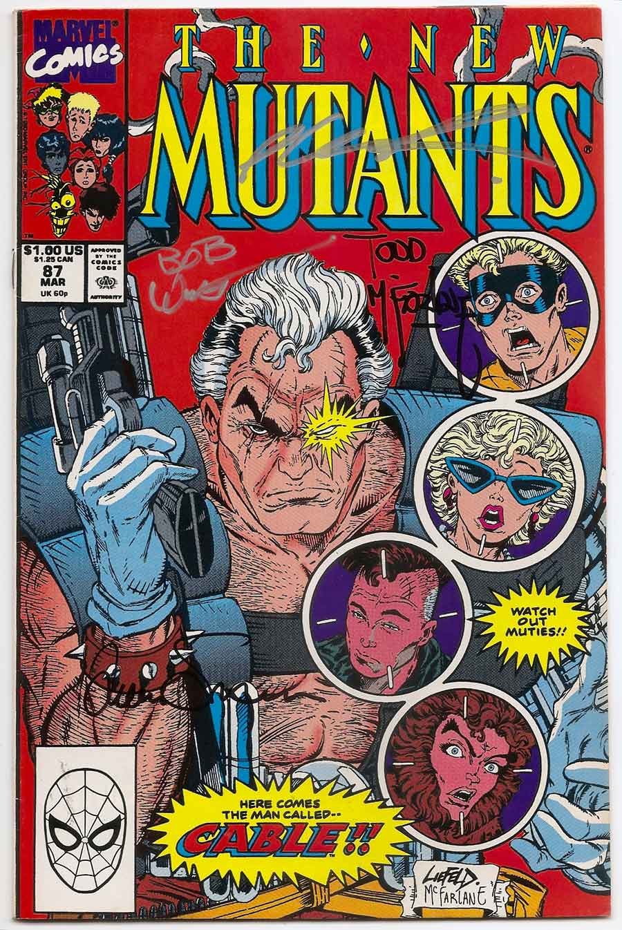 New Mutants #87 ケーブル初登場 アメコミ-