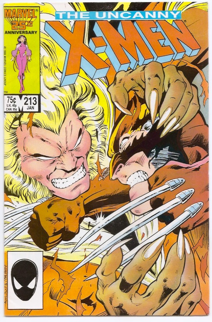 Uncanny X Men 213 Sabertooth Vs Wolverine Part 2 Brooklyn Comic Shop