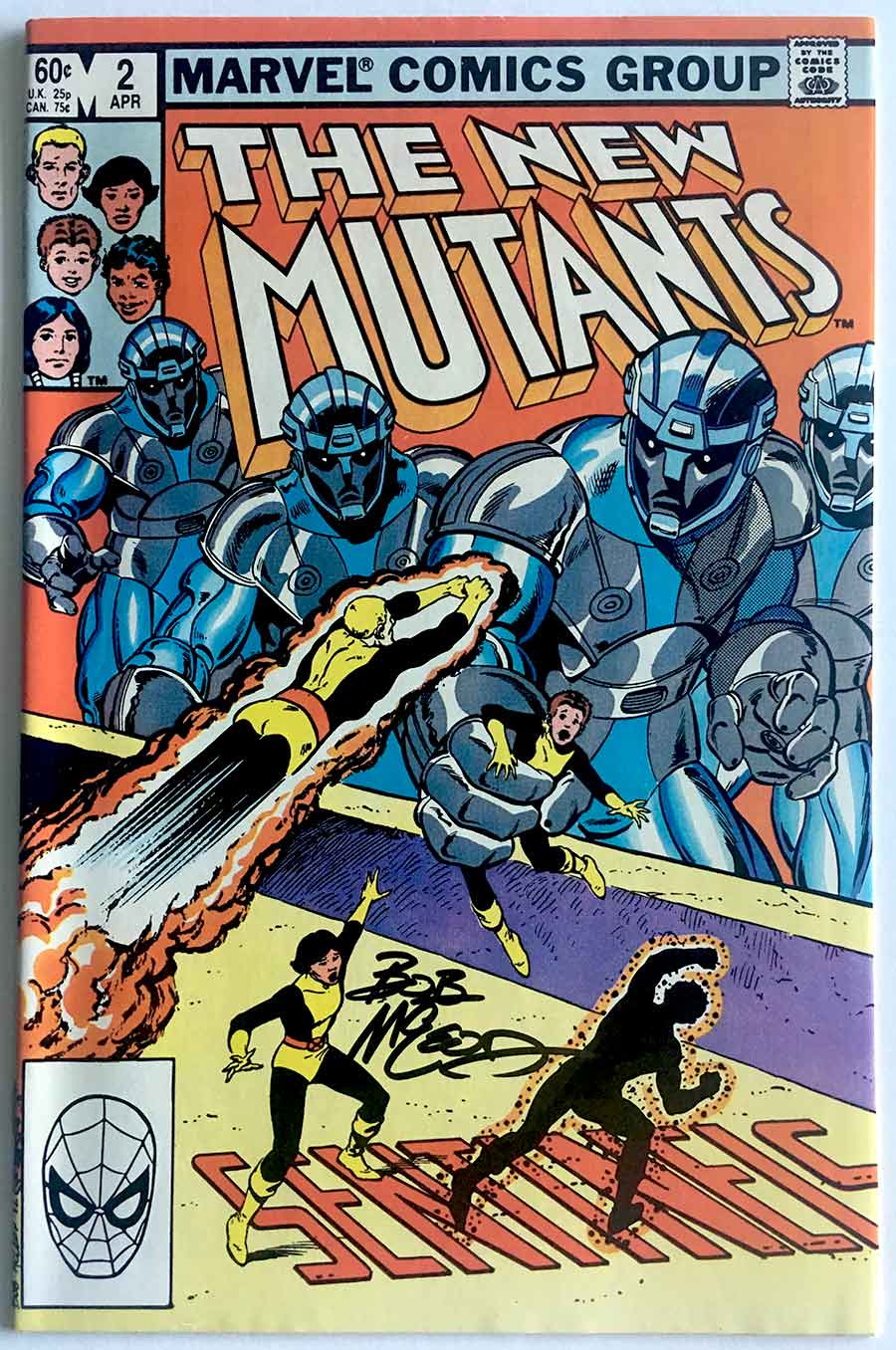 New Mutants # 002 SIGNED Bob McLeod - Brooklyn Comic Shop