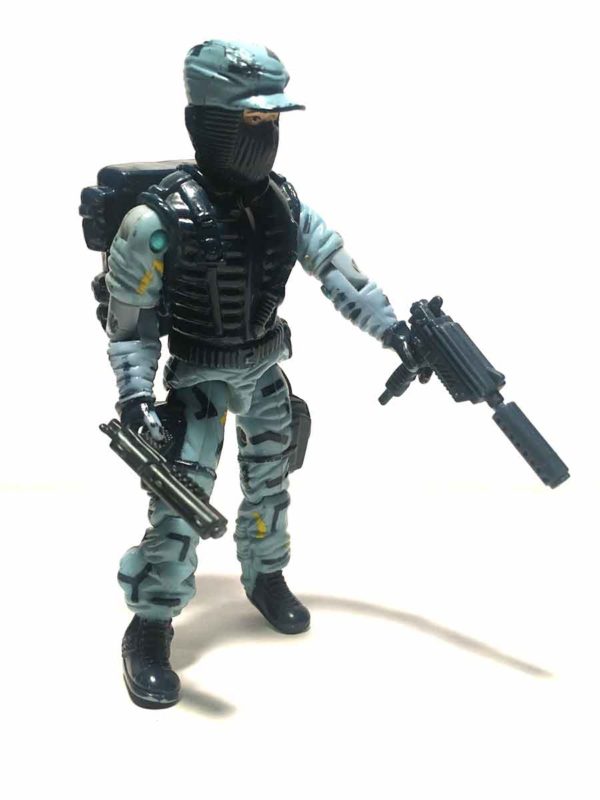 GI JOE SHOCKWAVE W/ ORIGINAL WEAPONS & FILECARD - Brooklyn Comic Shop