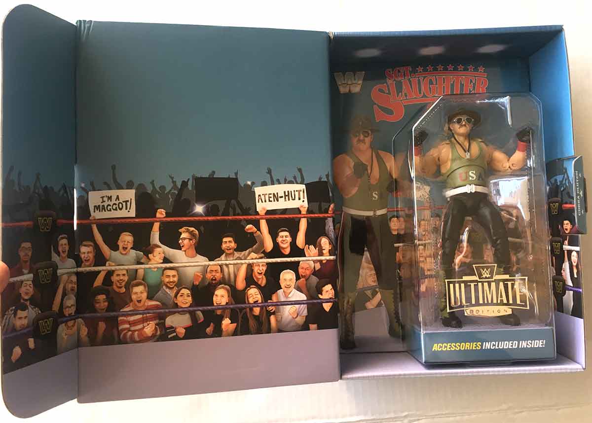 WWE ULTIMATE EDITION SGT. SLAUGHTER GI JOE SDCC 2021 EXCLUSIVE