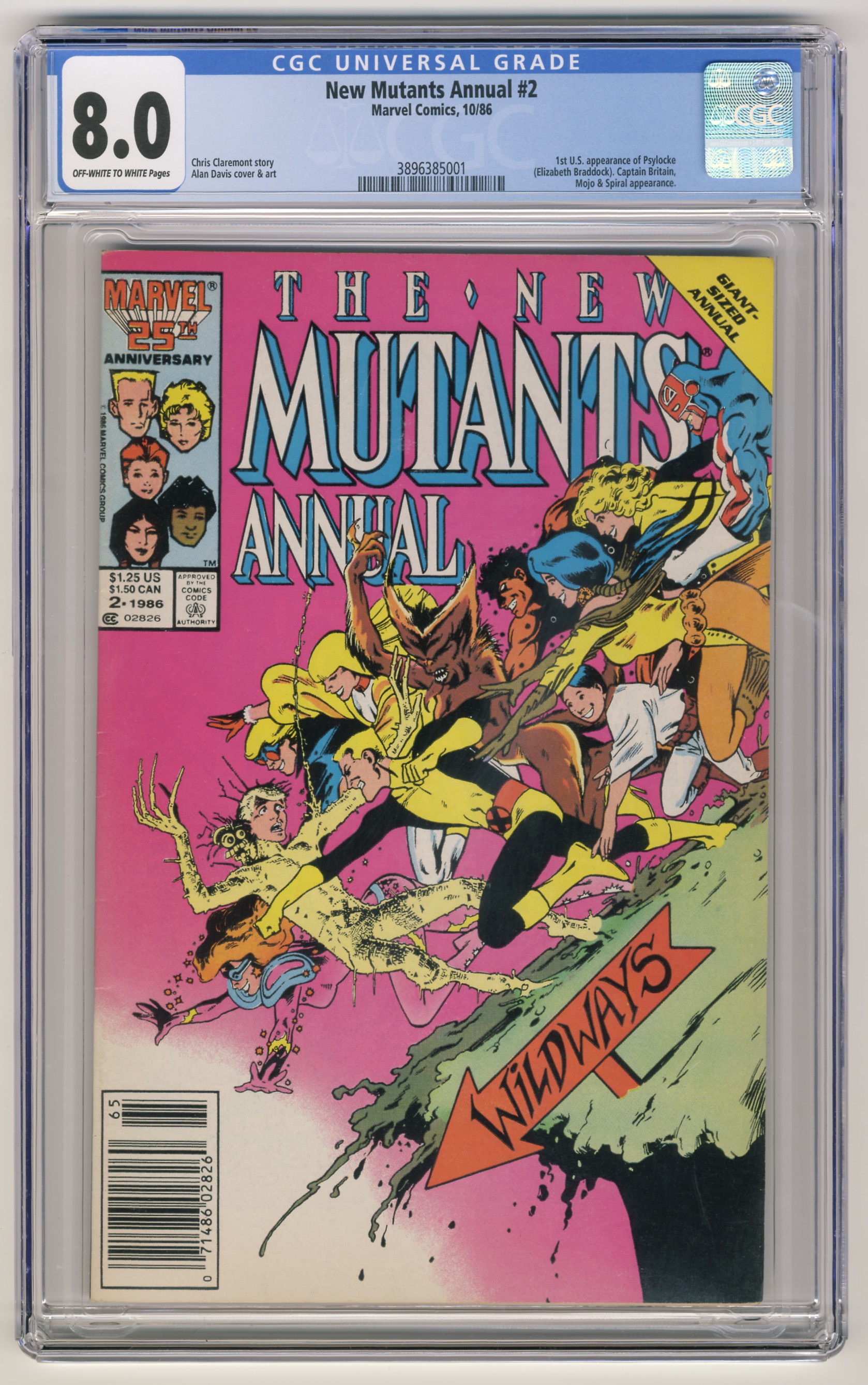 New Mutants Annual (1984) #2, Comic Issues