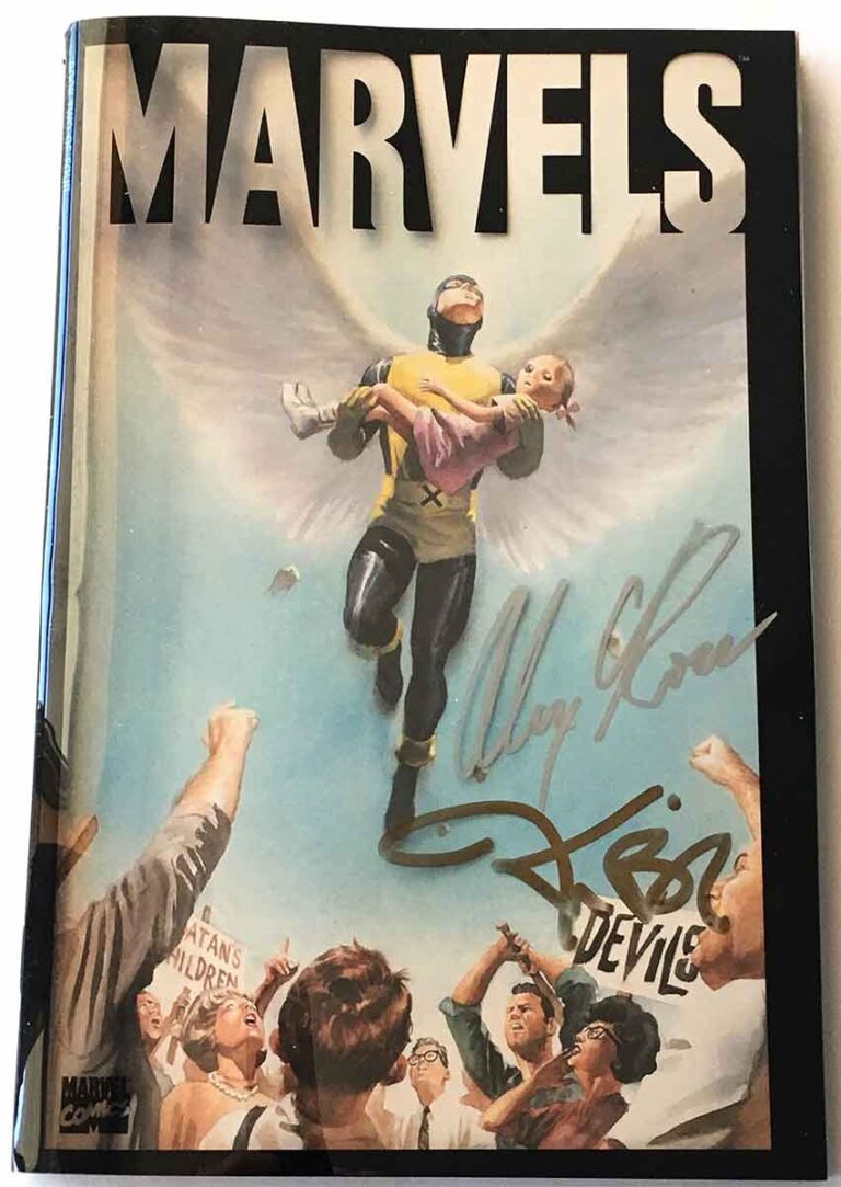 MARVELS # 2 Signed by Alex Ross & Kurt Busiek - Brooklyn Comic Shop