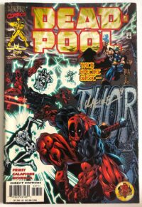 Deadpool (1997 Series) # 37 Thor app. Signed Jim Calafiore